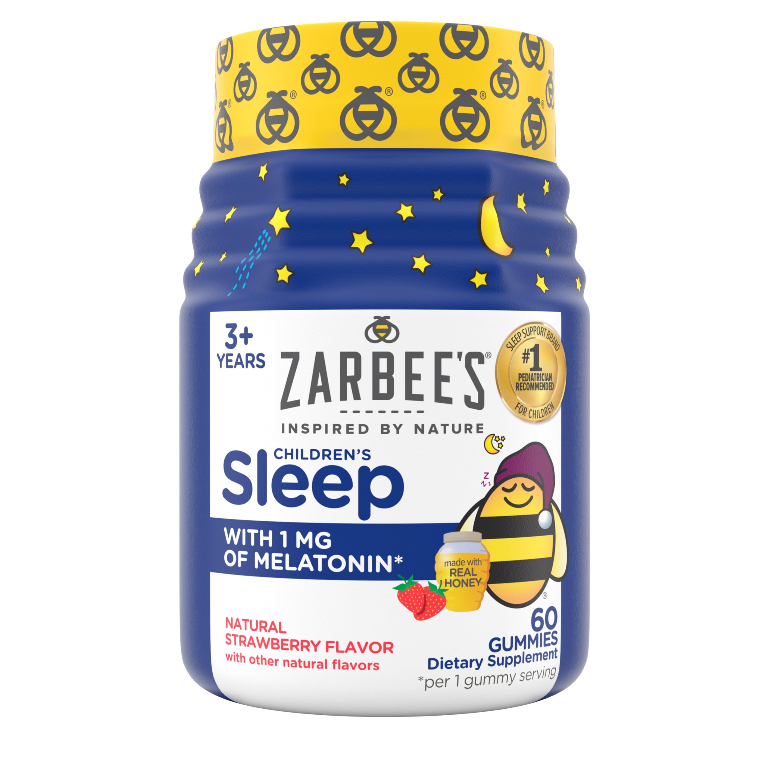 Zarbee's Kids Melatonin Sleep Gummies 1mg front view