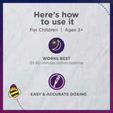 Zarbee's Kids Melatonin Sleep Supplement Liquid in a child's hand