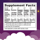 Zarbee's Kids Melatonin Sleep Supplement Liquid packaging side view