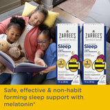 Zarbee's Liquid Melatonin Supplement for Kids 1mg Berry Flavour packaging