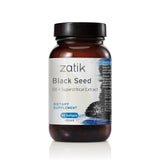Zatik Black Seed Oil Vegan Softgels bottle front view