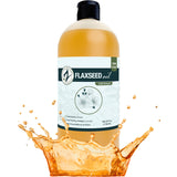 Zatural Flax Seed Oil 100% Pure Cold Pressed 227g front view