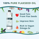 Zatural Flax Seed Oil as part of a DIY beauty project