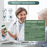 ZAXINERY Rhodiola Rosea Capsules 500mg bottle with label