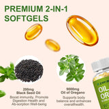 ZAYMAN Oil of Oregano Softgel showing dosage information
