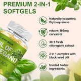 ZAYMAN Oil of Oregano Softgel showing softgel capsules