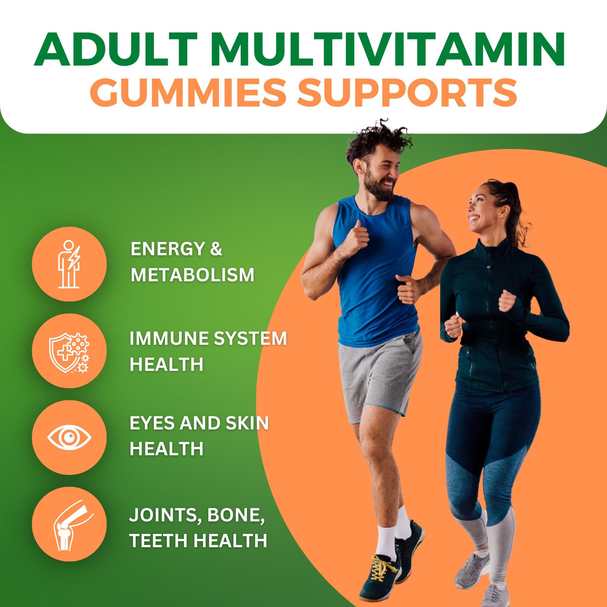 Zaytun Vitamins Adult Multivitamin Gummies displayed with a handful of gummies