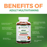 Zaytun Vitamins Adult Multivitamin Gummies with lifestyle background