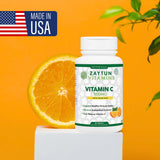 Zaytun Vitamins Vitamin C 500mg dietary supplement on a table