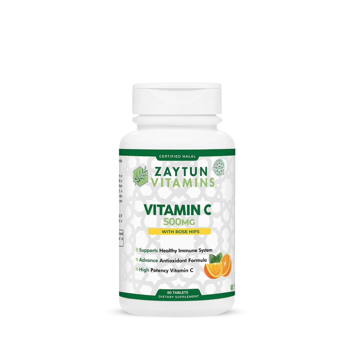 Zaytun Vitamins Vitamin C 500mg tablet front view