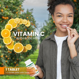 Zaytun Vitamins Vitamin C 500mg tablet on a wooden surface