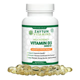 Zaytun Vitamins Vitamin D3 5000 IU mini softgels front view