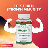 Zaytun Vitamins Vitamin D3 Gummies 2000 IU natural fruit flavours