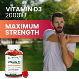 Zaytun Vitamins Vitamin D3 Gummies 2000 IU nutrition facts