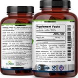 Zazzee Alpha GPC 700mg choline supplement on a wooden table
