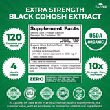 Zazzee Black Cohosh Extract capsules close-up