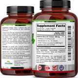 Zazzee Extra Strength Hawthorn Berry Extract capsules in hand