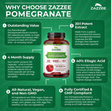 Zazzee Extra Strength Pomegranate Extract packaging
