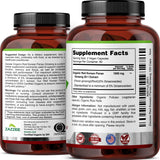 Zazzee Extra Strength Red Korean Panax Ginseng capsules in hand