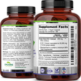 Zazzee Grape Seed Extract bottle side view