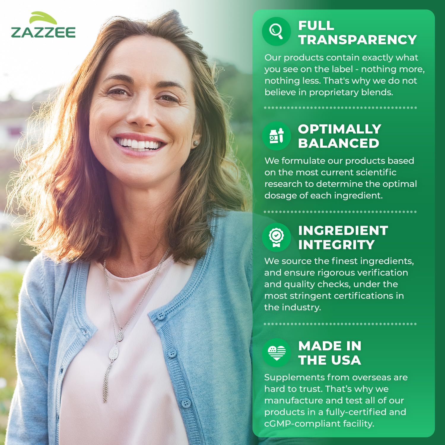 Zazzee Organic Ginger Root Extract bottle with background herbs