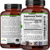 Zazzee Organic Lion’s Mane Extract nutritional information