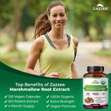 Zazzee Organic Marshmallow Root Extract ingredients list
