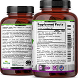 Zazzee Organic Milk Thistle Capsules ingredients list