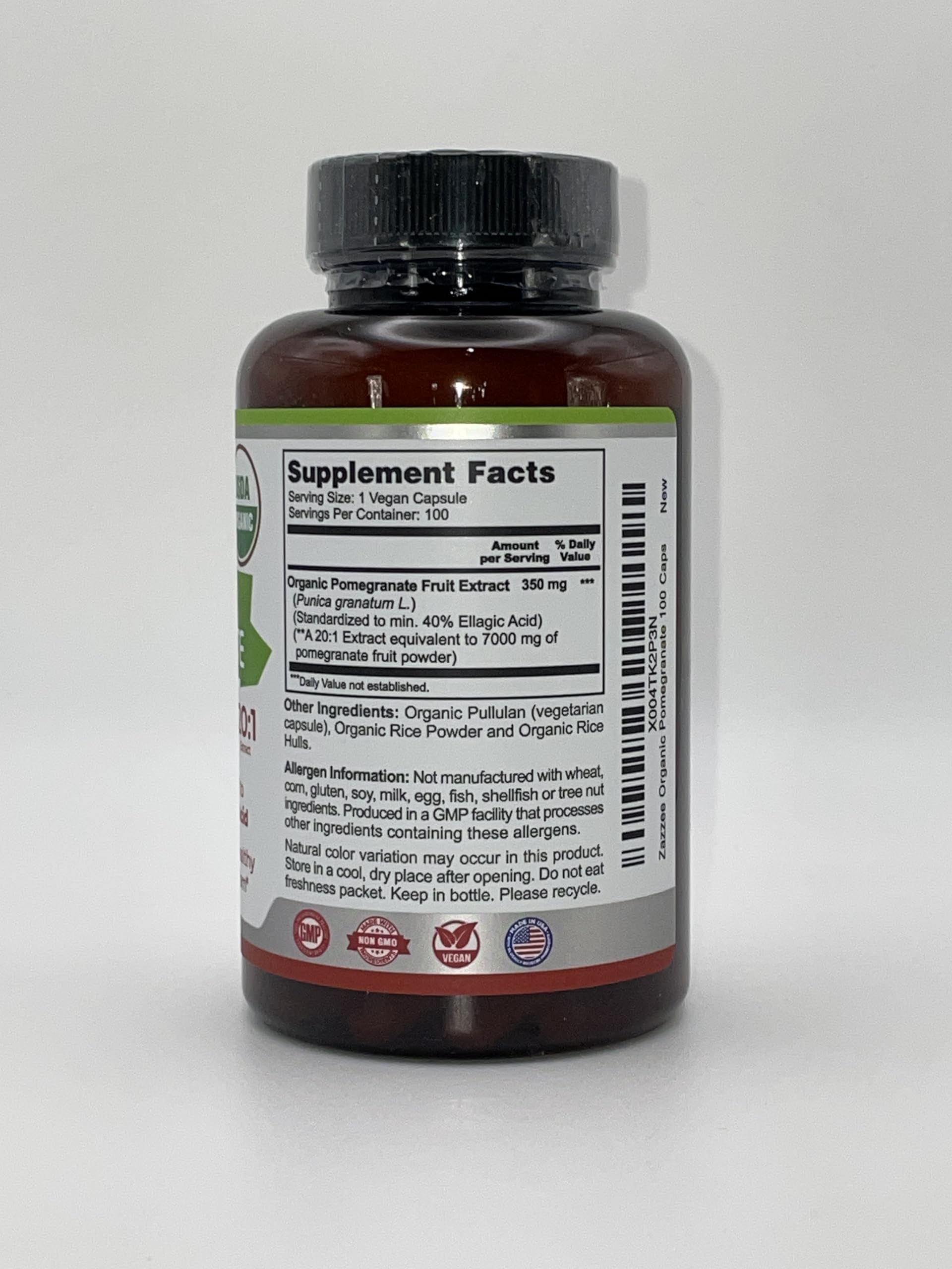 Zazzee Organic Pomegranate Extract in a lifestyle setting