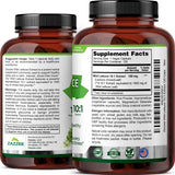Zazzee Wild Lettuce Extract 10:1 Capsules with measuring spoon