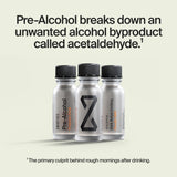 ZBiotics Pre-Alcohol Probiotic Drink bottle side view