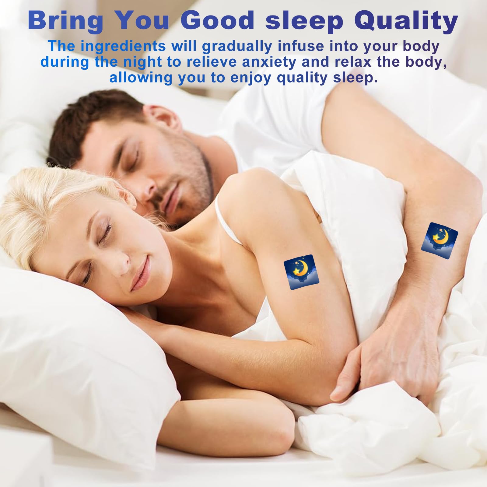 Zcokail Sleep Patches Extra Strength lifestyle scene with user