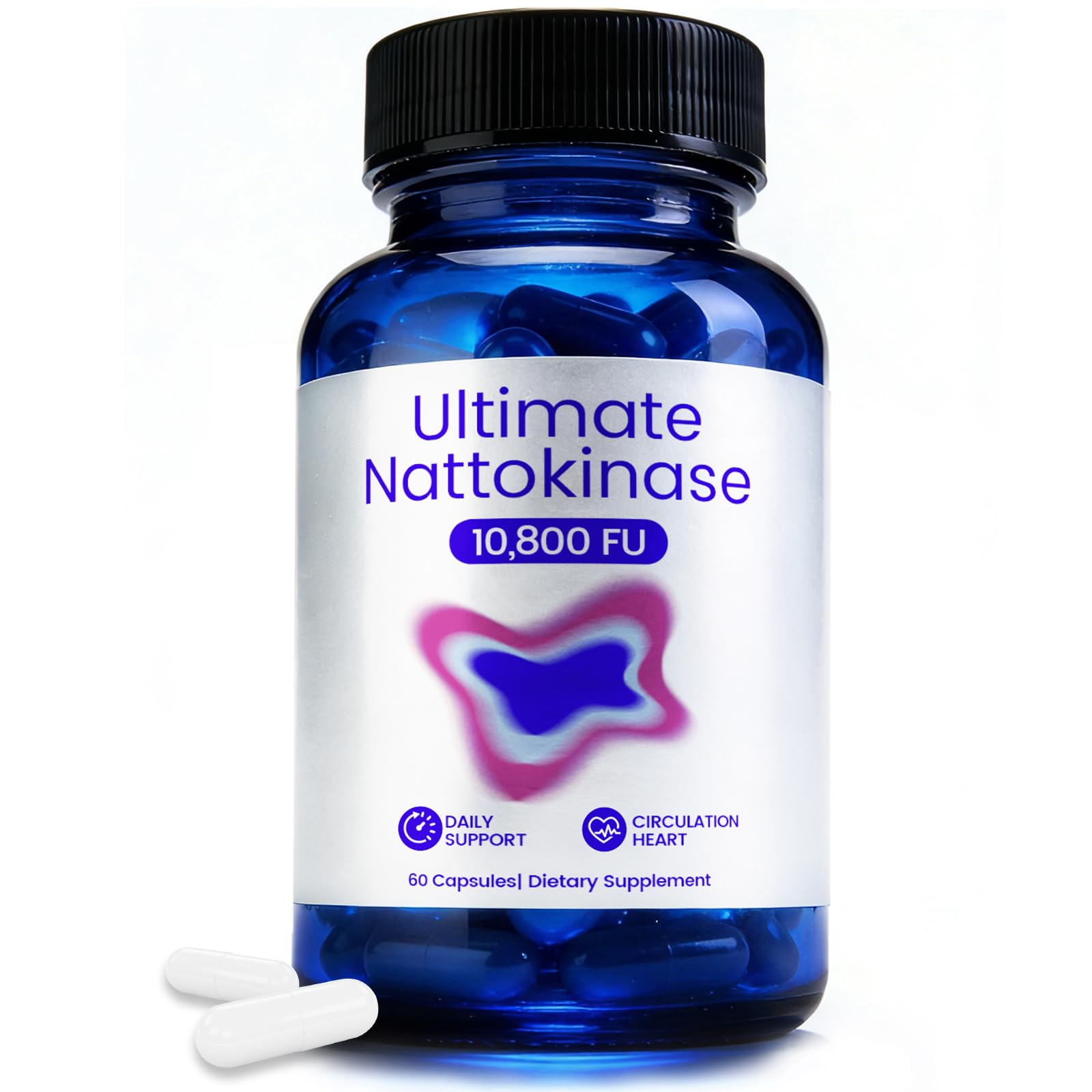 zdiwond Ultimate Nattokinase 60 capsules front view