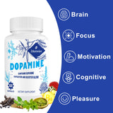Zdoroviye Dopamine Supplements back view showing nutritional information
