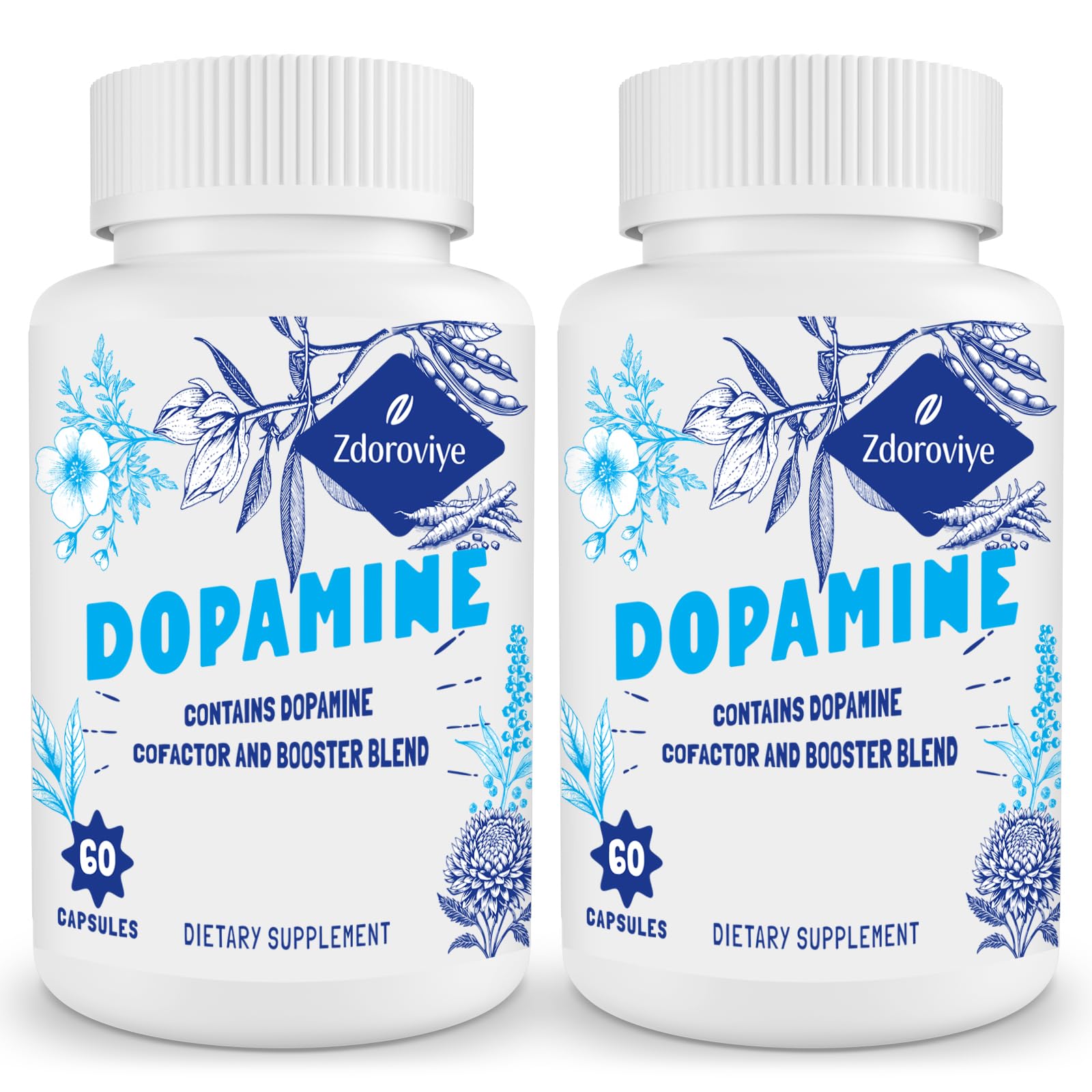 Zdoroviye Dopamine Supplements front view packaging