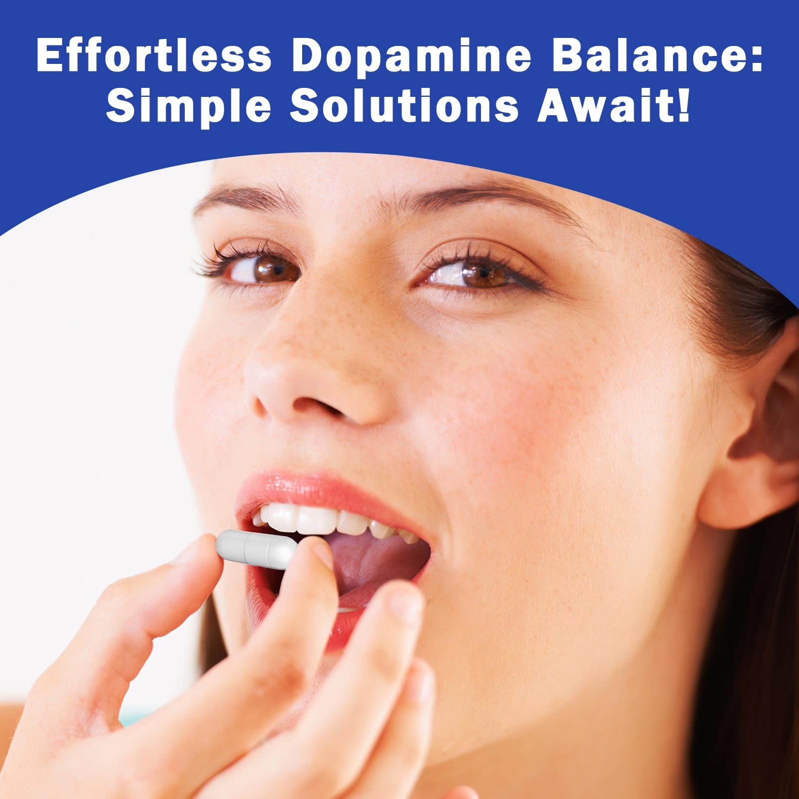 Zdoroviye Dopamine Supplements lifestyle scene with a glass of water