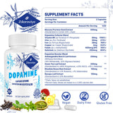Zdoroviye Dopamine Supplements side view with ingredients list