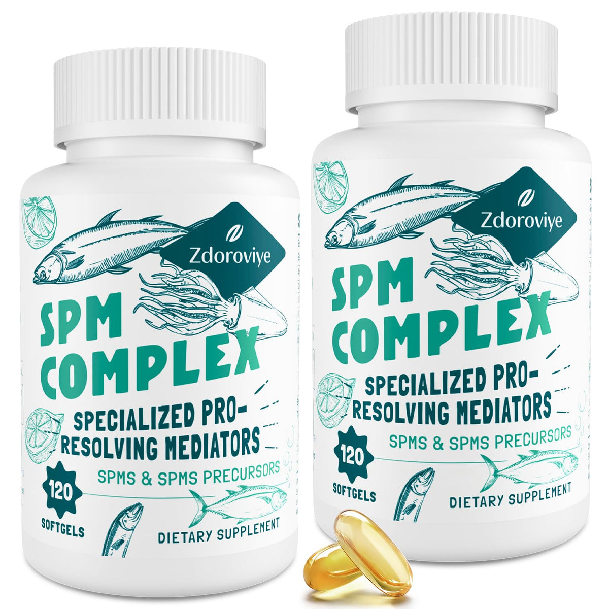 Zdoroviye Omega-3 Premium Formula 50g front view