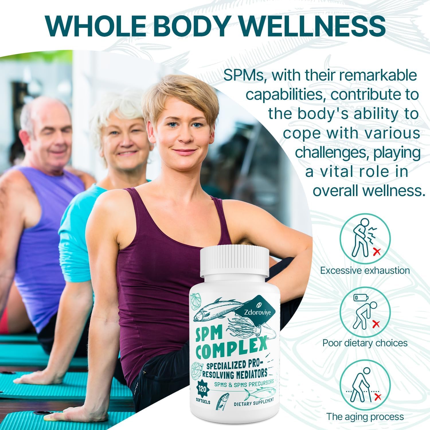 Zdoroviye Omega-3 Premium Formula 50g packaging details