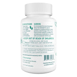 Zdoroviye Omega-3 Supplement back view with dosage information