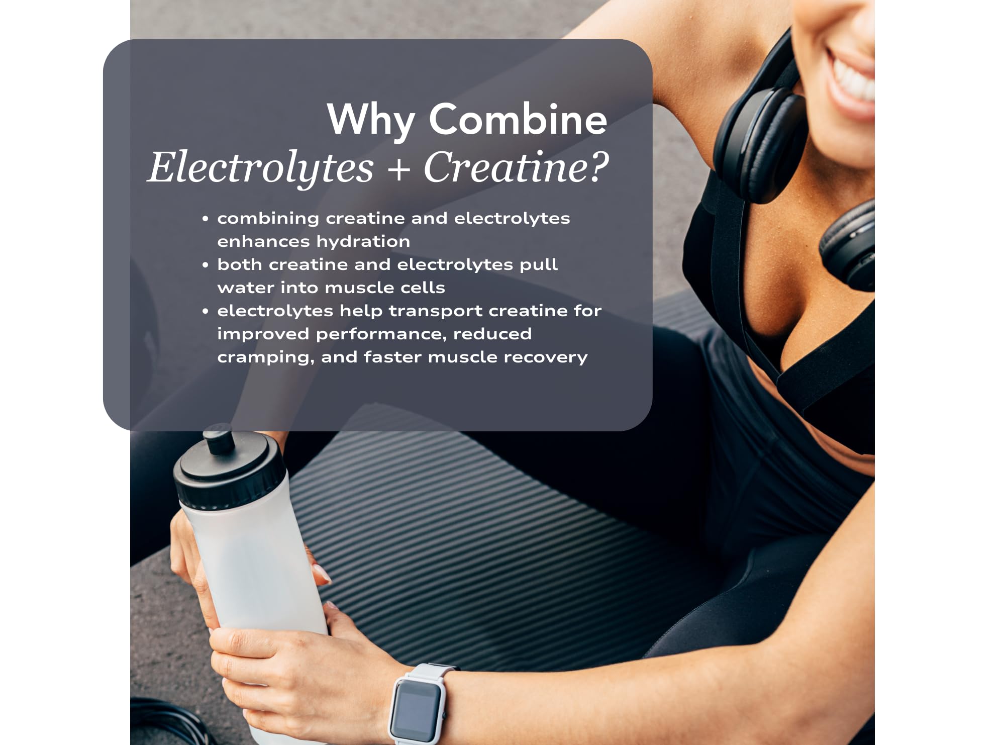 Zeal Naturals Creatine & Electrolytes Supplement lifestyle scene