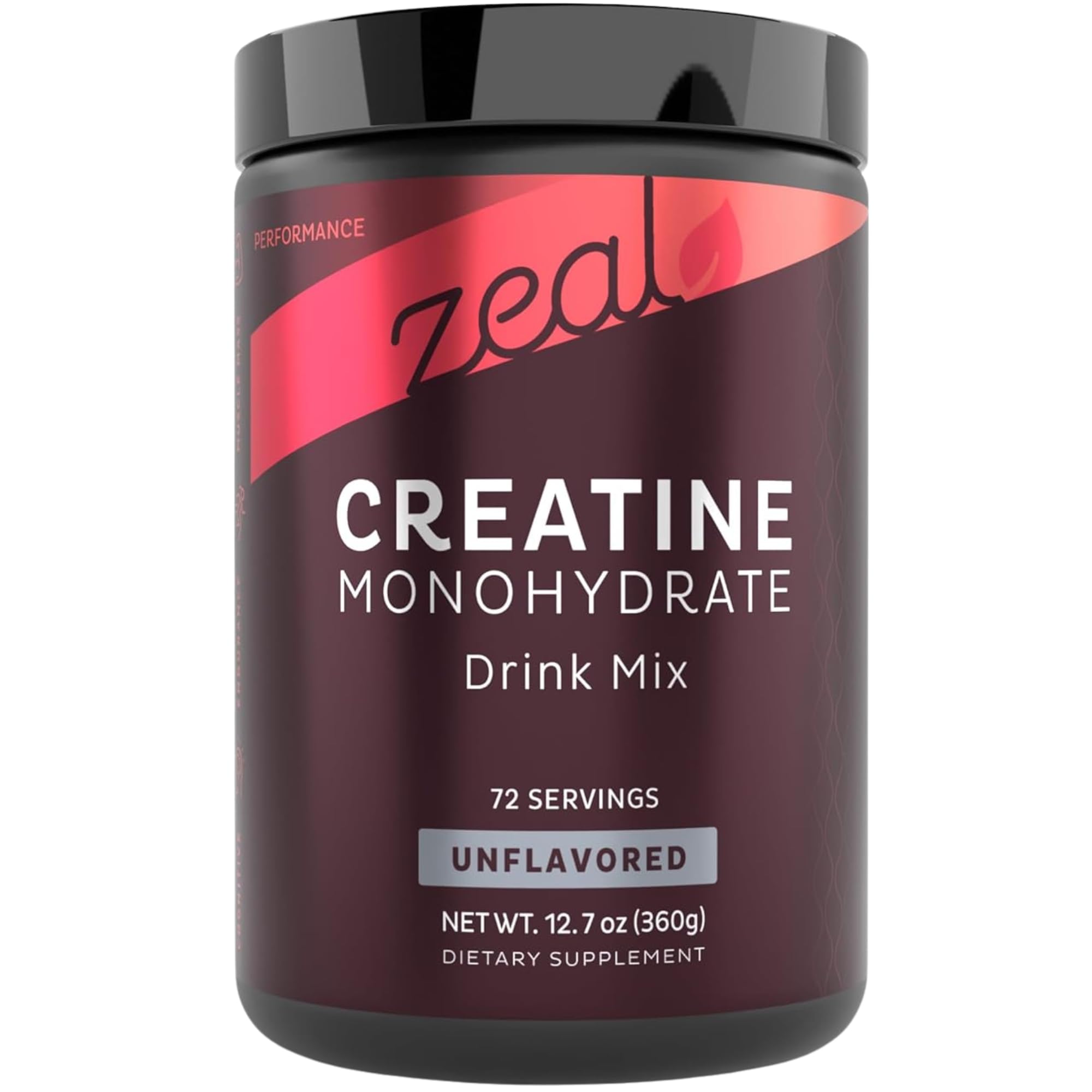 Zeal Naturals Creatine Monohydrate 360g front view
