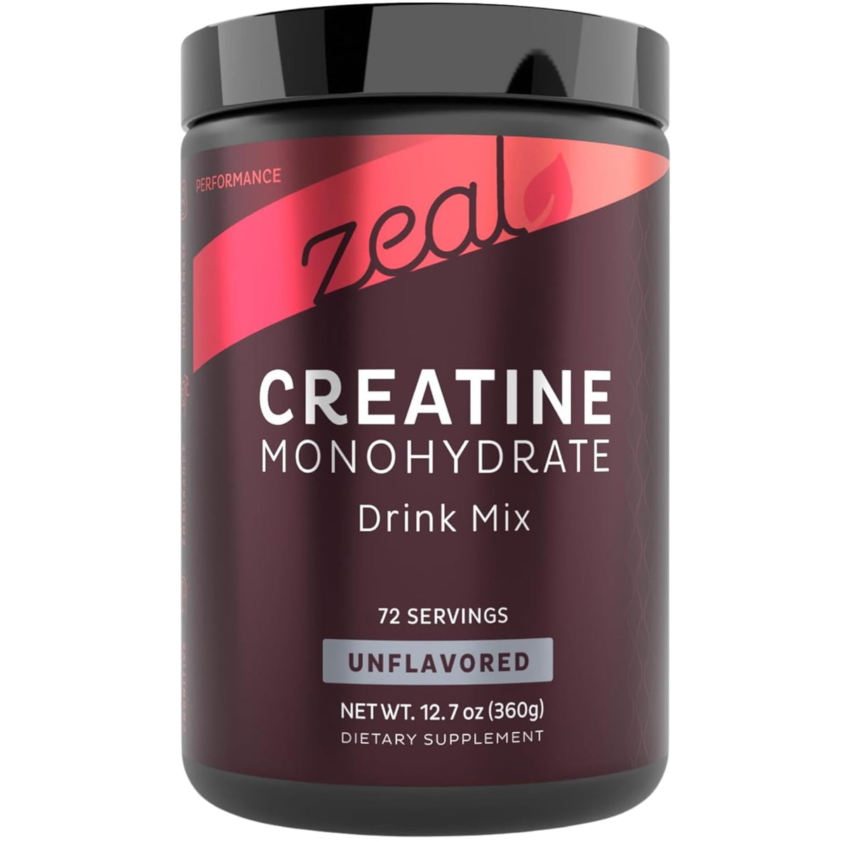 Zeal Naturals Creatine Monohydrate 360g front view