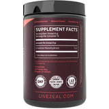 Zeal Naturals Creatine Monohydrate 360g packaging on a kitchen counter
