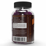 Zeal Naturals Elderberry Gummies bottle with a measuring spoon