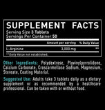 Zeal Naturals L-Arginine tablets close-up