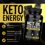 Zeal Naturals MCT Oil Softgels bottle side view