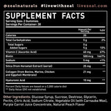 Zeal Naturals Multi Collagen Peptide Gummies close-up of gummies