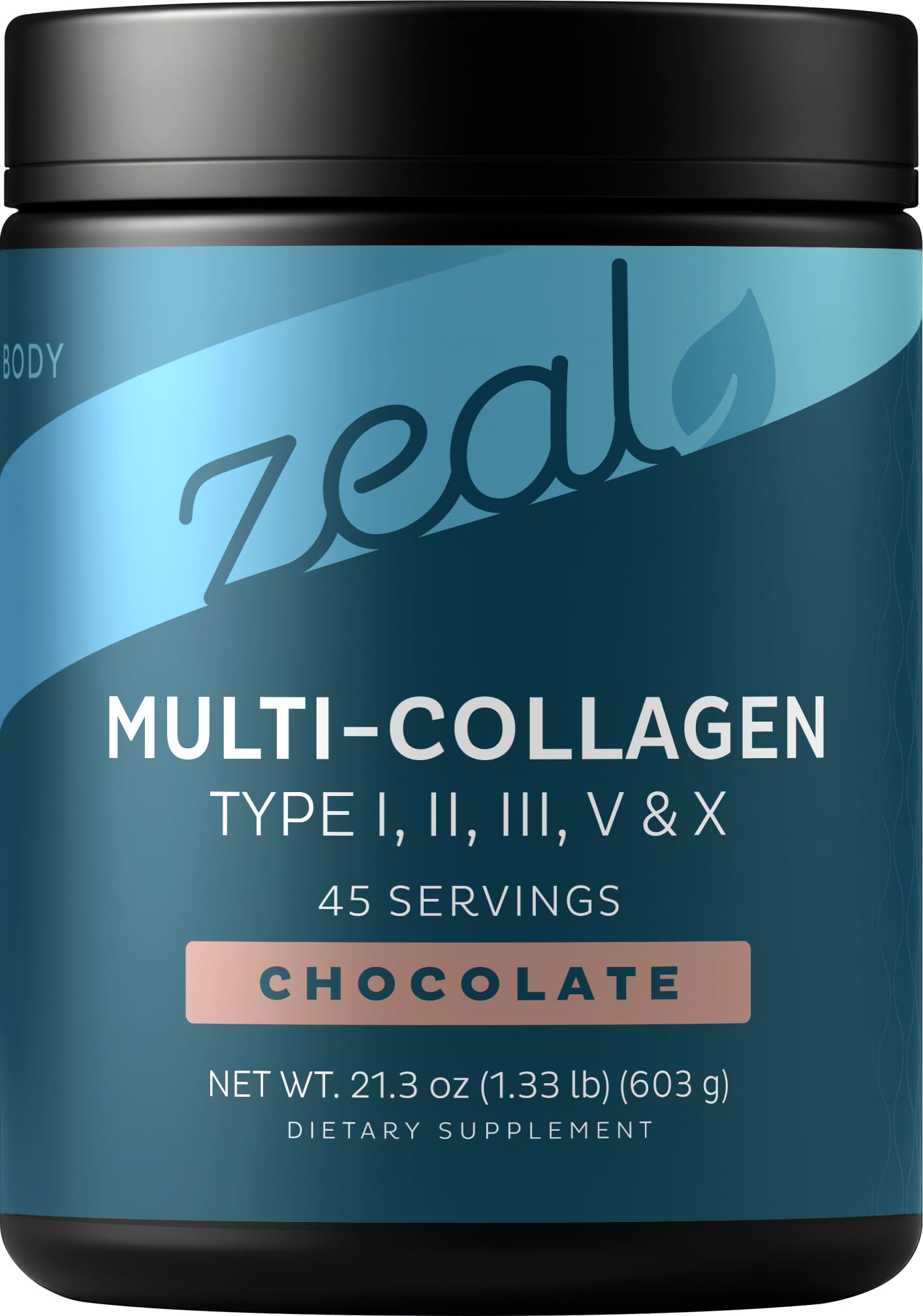 Zeal Naturals Multi Collagen Protein Powder 604g front view