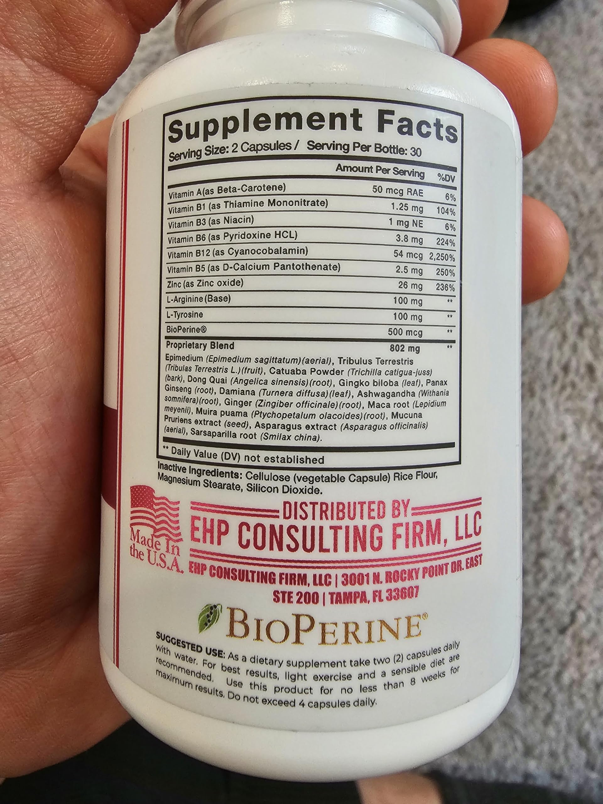Zealous Nutrition Dong Quai Capsules close-up